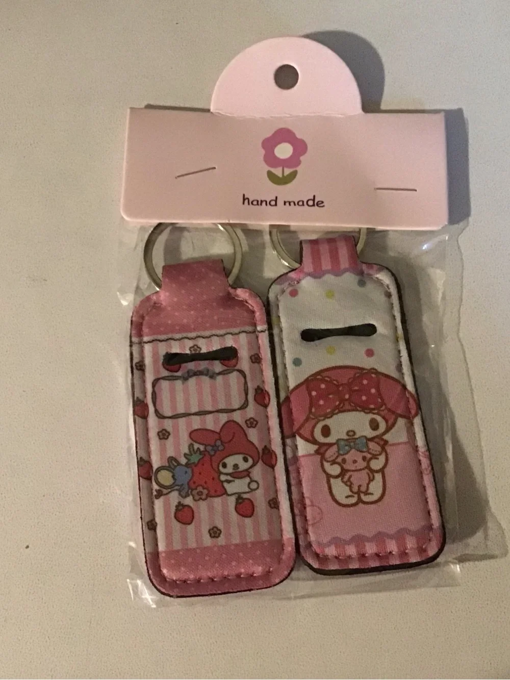 Pink Kids Keychain Set - Cute My Melody Character Design
